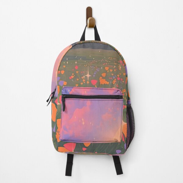Item preview, Magical Sunset over a Sparkling Flower Field designed and sold by XharrQ.