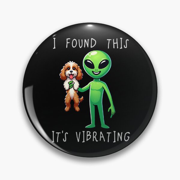 Item preview, Funny Cavapoo Alien I Found This Its Vibrating Mom Dad Kids designed and sold by rafaeltto.