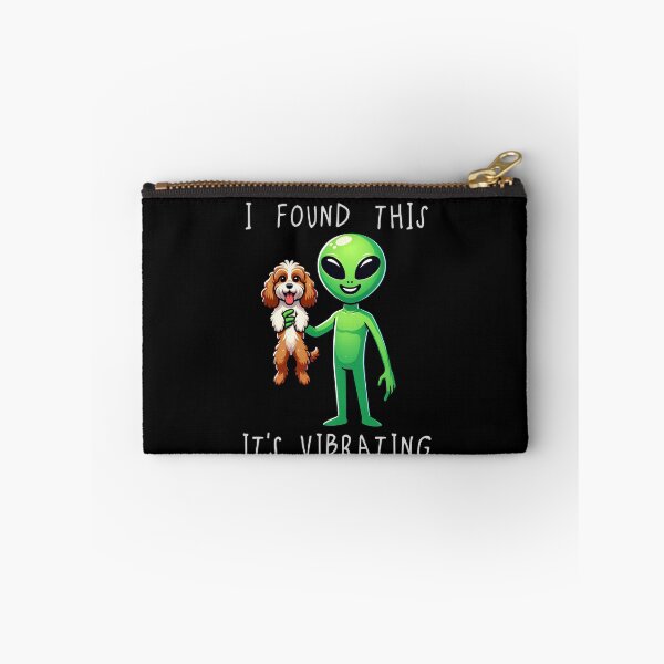 Item preview, Funny Cavapoo Alien I Found This Its Vibrating Mom Dad Kids designed and sold by rafaeltto.