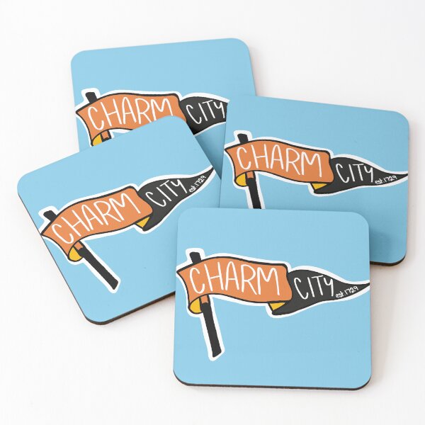 Item preview, Charm City Pennant designed and sold by Nate Klock Designs.