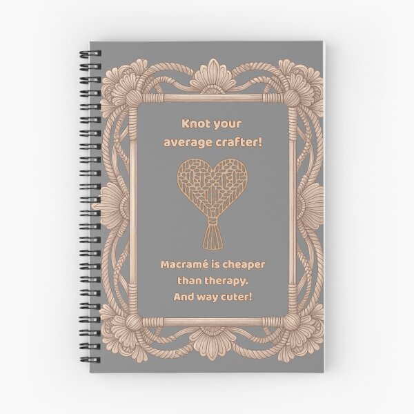 Item preview, Macramé Therapy – Cute Craft Quote for Makers & Creatives designed and sold by Vibe Check Central.