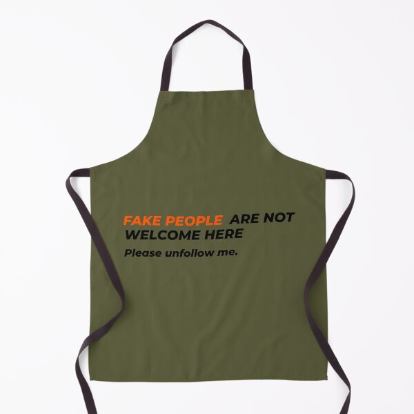Item preview, Fake People Are Not Welcome – Bold Minimalist Quote designed and sold by CleanQuotes.