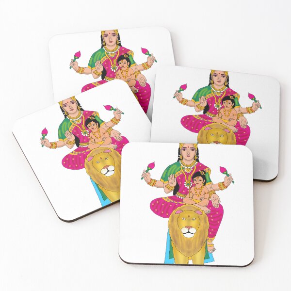 Item preview, Goddess Skandamata Devi | Navdurga Navratri Digital Artwork | Hindu Goddess Illustration designed and sold by Harshit_Digital_Arts.