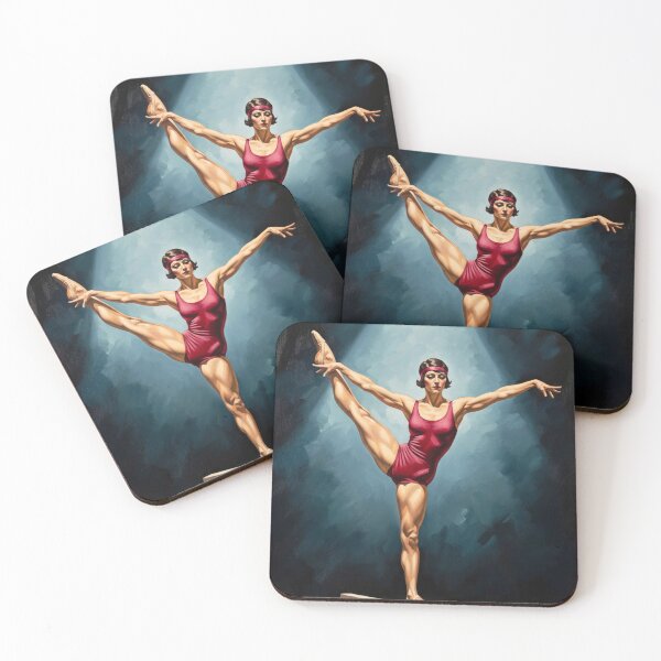 Item preview, The Gymnast's Elegance - Original Art Deco Artwork designed and sold by elektronen.