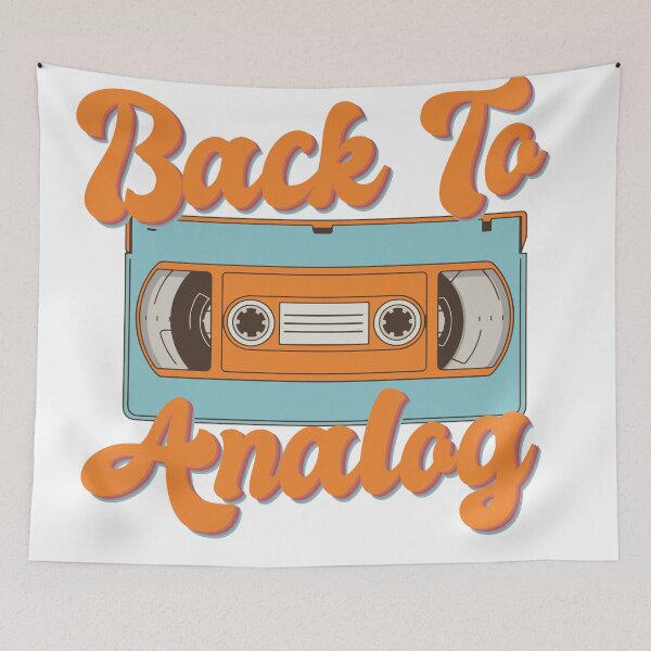 Item preview, Back To Analog - Tape VHS Cassette designed and sold by retroPODshop.
