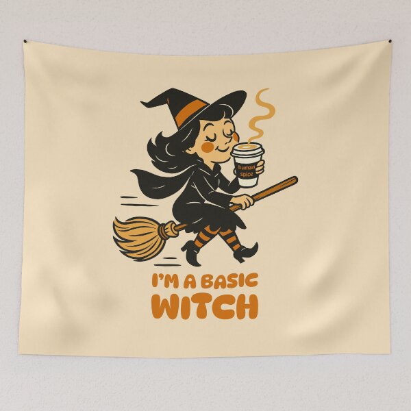 Item preview, I’m A Basic Witch designed and sold by Ghost on Toast.