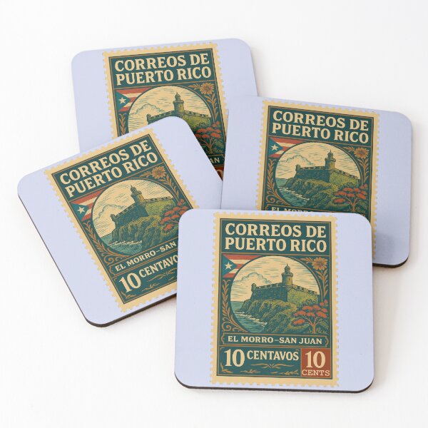 Item preview, Vintage Puerto Rico Postage Stamp – El Morro Fortress in San Juan designed and sold by Travellerz.