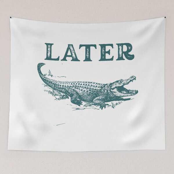 Item preview, Later Alligator Vintage Graphic T-Shirt designed and sold by Bachir3400.