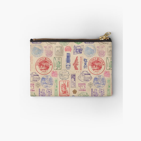 Item preview, Japanese EKI stamps collage (1), original design, poster layout designed and sold by VectoriasSecret.