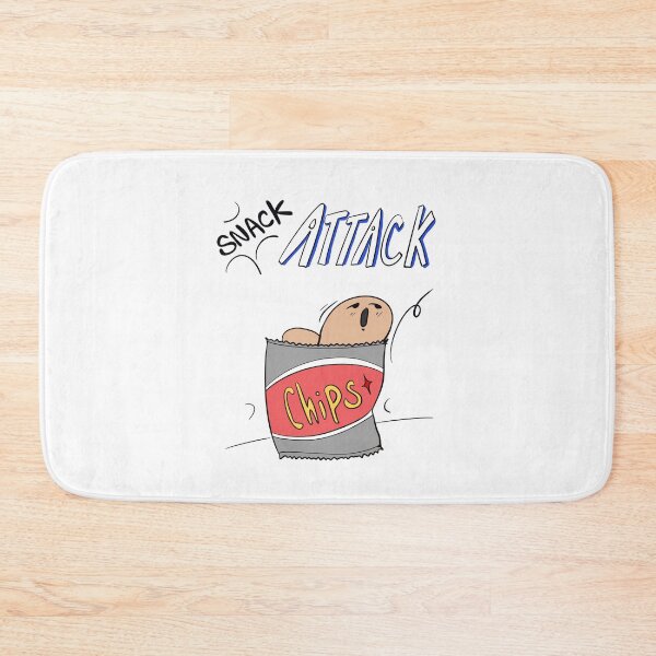 Item preview, Snack Attack – Hand-Drawn Doodle designed and sold by mintmono-studio.