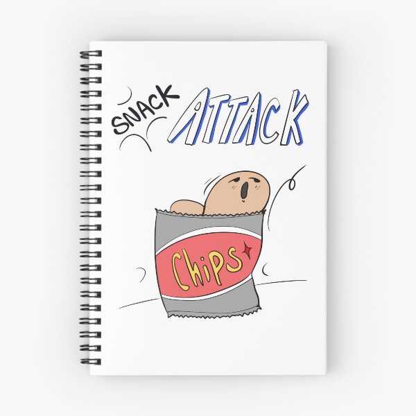 Item preview, Snack Attack – Hand-Drawn Doodle designed and sold by mintmono-studio.