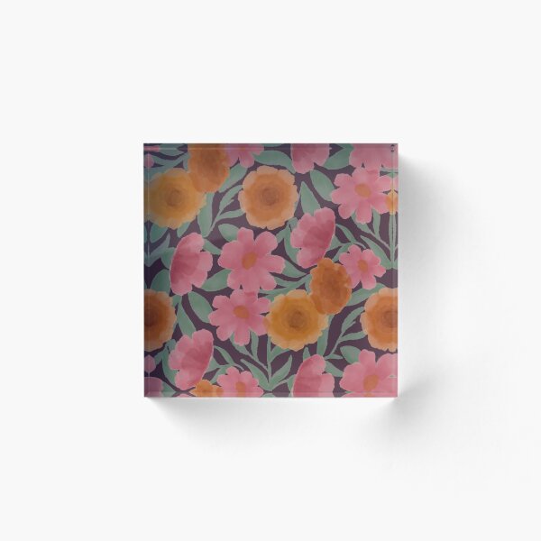Item preview, Flores de nacimiento de octubre: caléndula y cosmos designed and sold by Rebecca Scott Design.