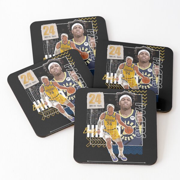Item preview, Buddy Hield basketball Paper Poster Pacers designed and sold by MaximoHeathcote.