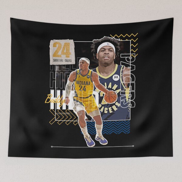 Item preview, Buddy Hield basketball Paper Poster Pacers designed and sold by MaximoHeathcote.