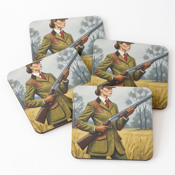 Item preview, The Huntress's Drive - Original Art Deco Artwork designed and sold by elektronen.