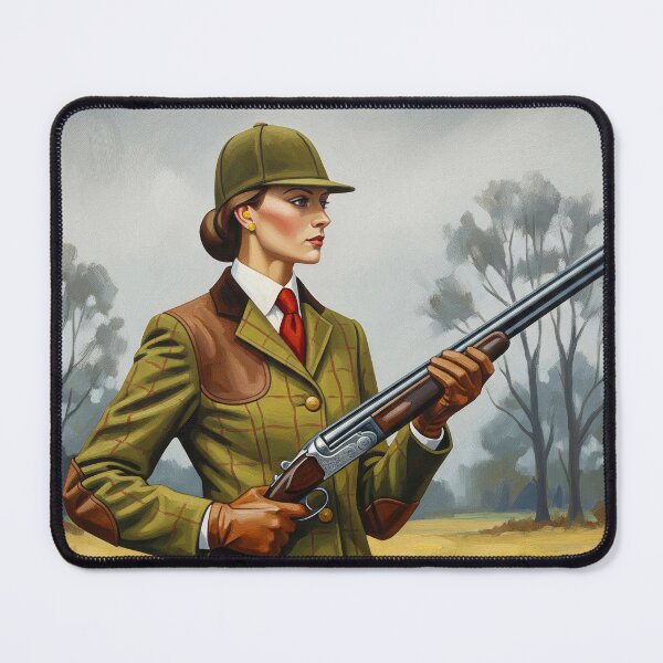Item preview, The Huntress's Drive - Original Art Deco Artwork designed and sold by elektronen.