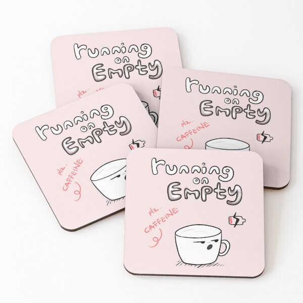 Item preview, Running on Empty – Hand-drawn Coffee Doodle designed and sold by mintmono-studio.