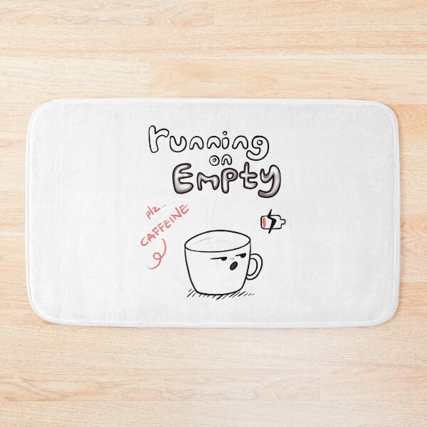 Item preview, Running on Empty – Hand-drawn Coffee Doodle designed and sold by mintmono-studio.