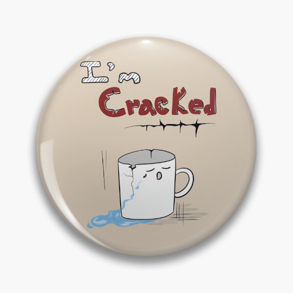 Item preview, I’m Cracked – Hand-Drawn Coffee Mug Doodle designed and sold by mintmono-studio.