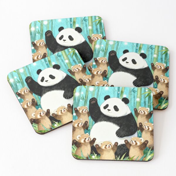 Item preview, Bamboo Forest Friends Welcome designed and sold by zzz888.