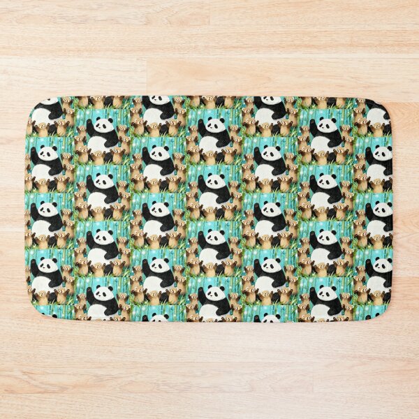 Item preview, Bamboo Forest Friends Welcome designed and sold by zzz888.