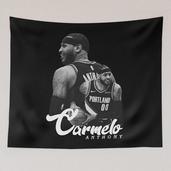 Item preview,  Carmelo Anthony Retro Collage designed and sold by MaximoHeathcote.