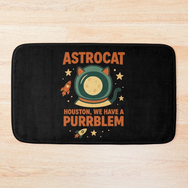Item preview, Astrocat Space Cat Moon Helmet – Funny Houston We Have a Purrblem T-Shirt designed and sold by AdelStore.