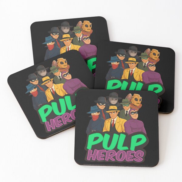 Item preview, Pulp Comic Heroes designed and sold by MartinIsmaelSt.