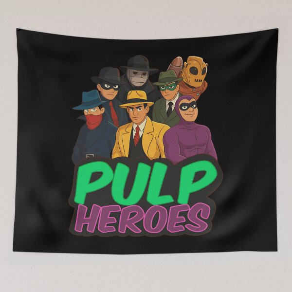Item preview, Pulp Comic Heroes designed and sold by MartinIsmaelSt.