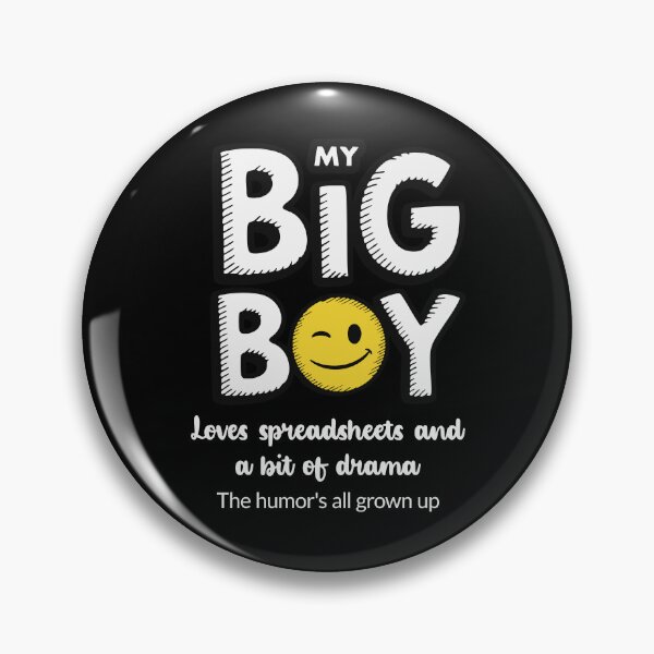 Item preview, My Big Boy Loves Spreadsheets And A Bit Of Drama - Dark designed and sold by 89BLACK.