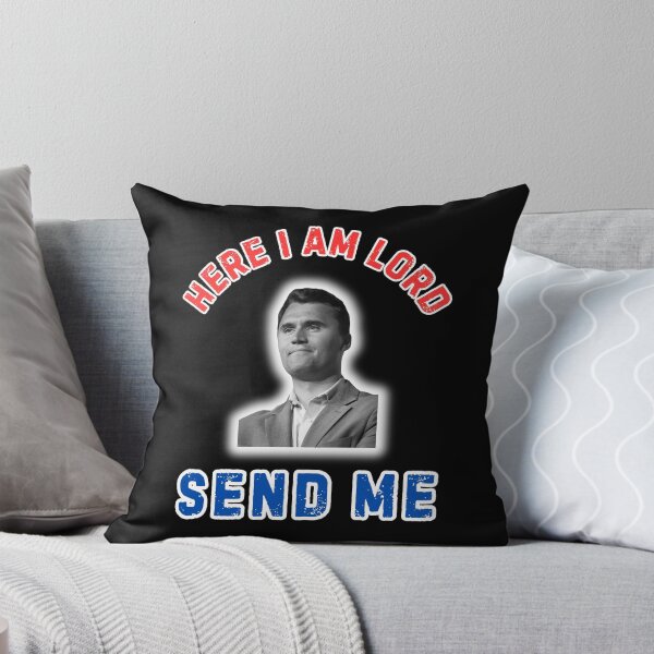 Item preview, Here I Am Lord Send Me Charlie Kirk  designed and sold by WoodburyLake.