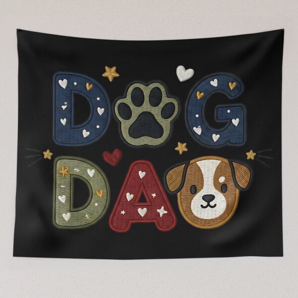 Item preview, Dog Dad Cute Pet Lover Quote designed and sold by ArtDesignTp.