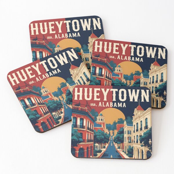 Item preview, Hueytown Alabama 1950s USA Vintage Travel Tourism  designed and sold by TravelersGems.