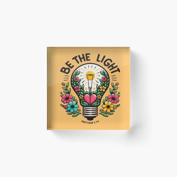 Item preview, Shine Your Light: How to Be a Light in the Darkness - Matthew 5:14 designed and sold by Hope & Light Designs.