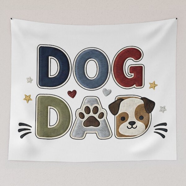 Item preview, Dog Dad Funny Pet Lover Quote designed and sold by ArtDesignTp.