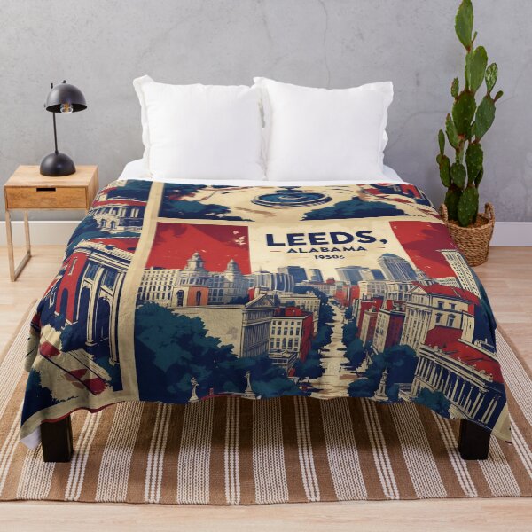 Item preview, Leeds Alabama 1950s USA Vintage Travel Tourism designed and sold by TravelersGems.