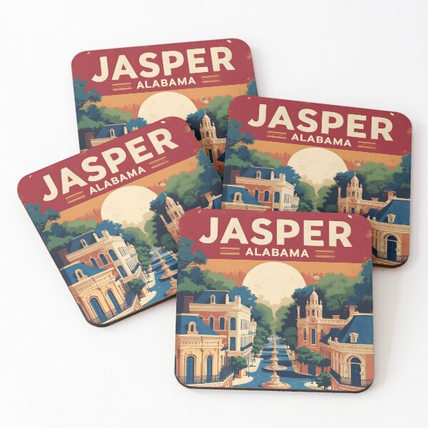 Item preview, Jasper Alabama 1950s USA Vintage Travel Tourism  designed and sold by TravelersGems.