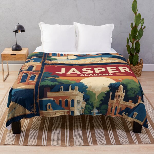 Item preview, Jasper Alabama 1950s USA Vintage Travel Tourism designed and sold by TravelersGems.