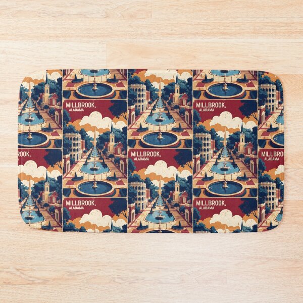 Item preview, Millbrook Alabama 1950s USA Vintage Travel Tourism designed and sold by TravelersGems.