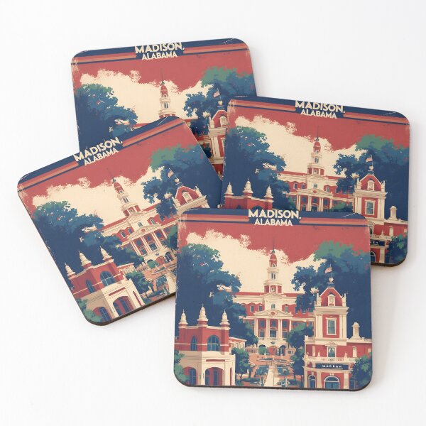 Item preview, Madison Alabama 1950s USA Vintage Travel Tourism  designed and sold by TravelersGems.