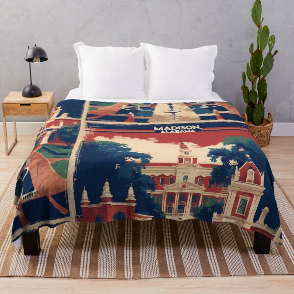 Item preview, Madison Alabama 1950s USA Vintage Travel Tourism designed and sold by TravelersGems.