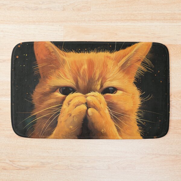 Item preview, Nosey Kitty: Bathroom Stink Face designed and sold by ArgentoArt.
