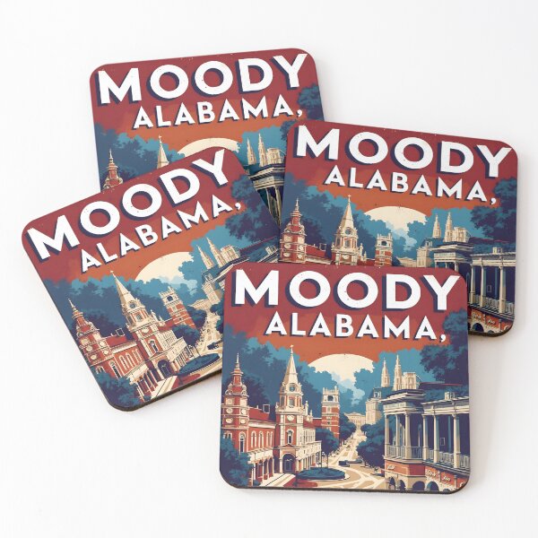 Item preview, Moody Alabama 1950s USA Vintage Travel Tourism  designed and sold by TravelersGems.