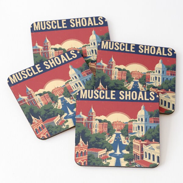 Item preview, Muscle Shoals Alabama 1950s USA Vintage Travel Tourism  designed and sold by TravelersGems.