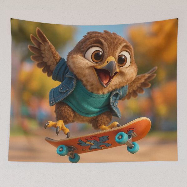 Item preview, Skater Common Buzzard Hawk designed and sold by Sillytoe.