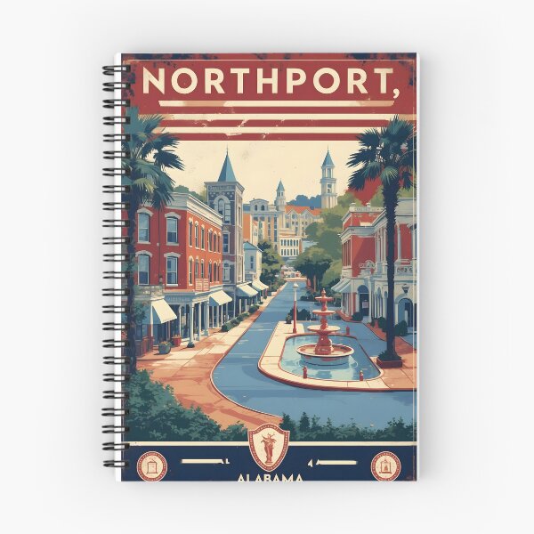 Item preview, Northport Alabama 1950s USA Vintage Travel Tourism  designed and sold by TravelersGems.