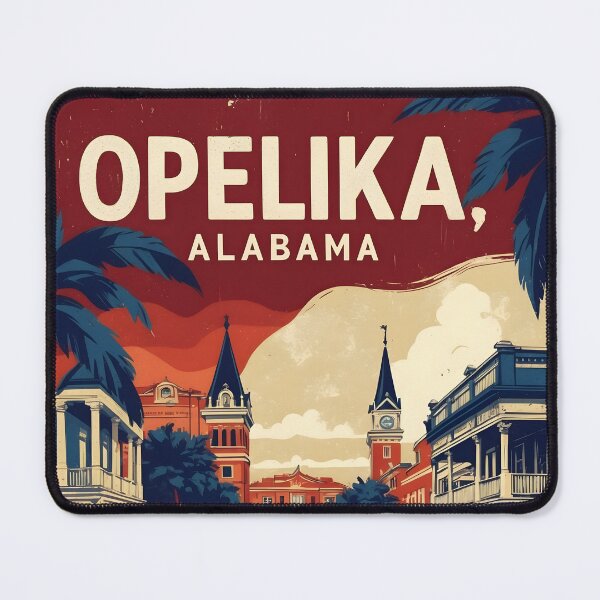 Item preview, Opelika Alabama 1950s USA Vintage Travel Tourism designed and sold by TravelersGems.