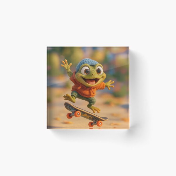 Item preview, Skater Common Frog designed and sold by Sillytoe.