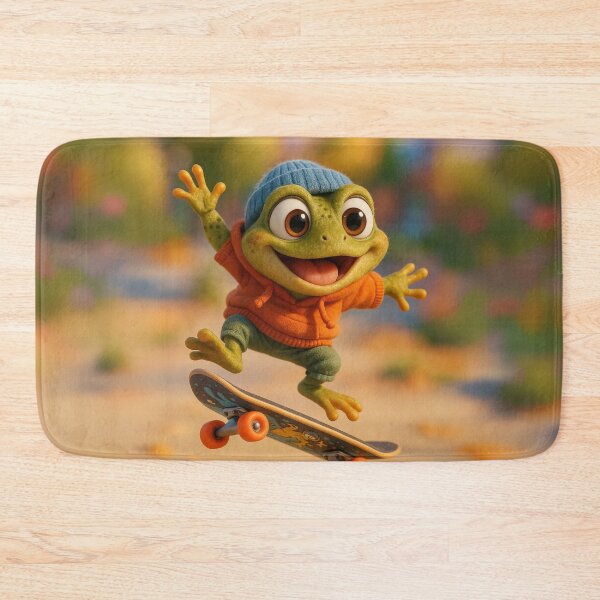 Item preview, Skater Common Frog designed and sold by Sillytoe.