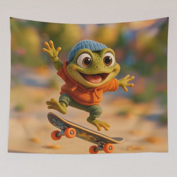 Item preview, Skater Common Frog designed and sold by Sillytoe.